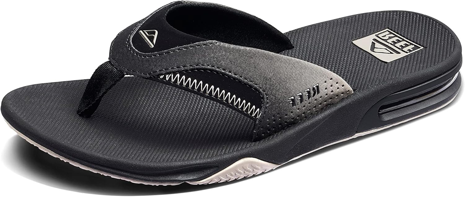 REEF Men's Fanning Bottle Opener Flip Flops for Ultimate Comfort