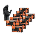 10mil Nitrile Gloves Disposable Black by ANBOSON - Heavy Duty