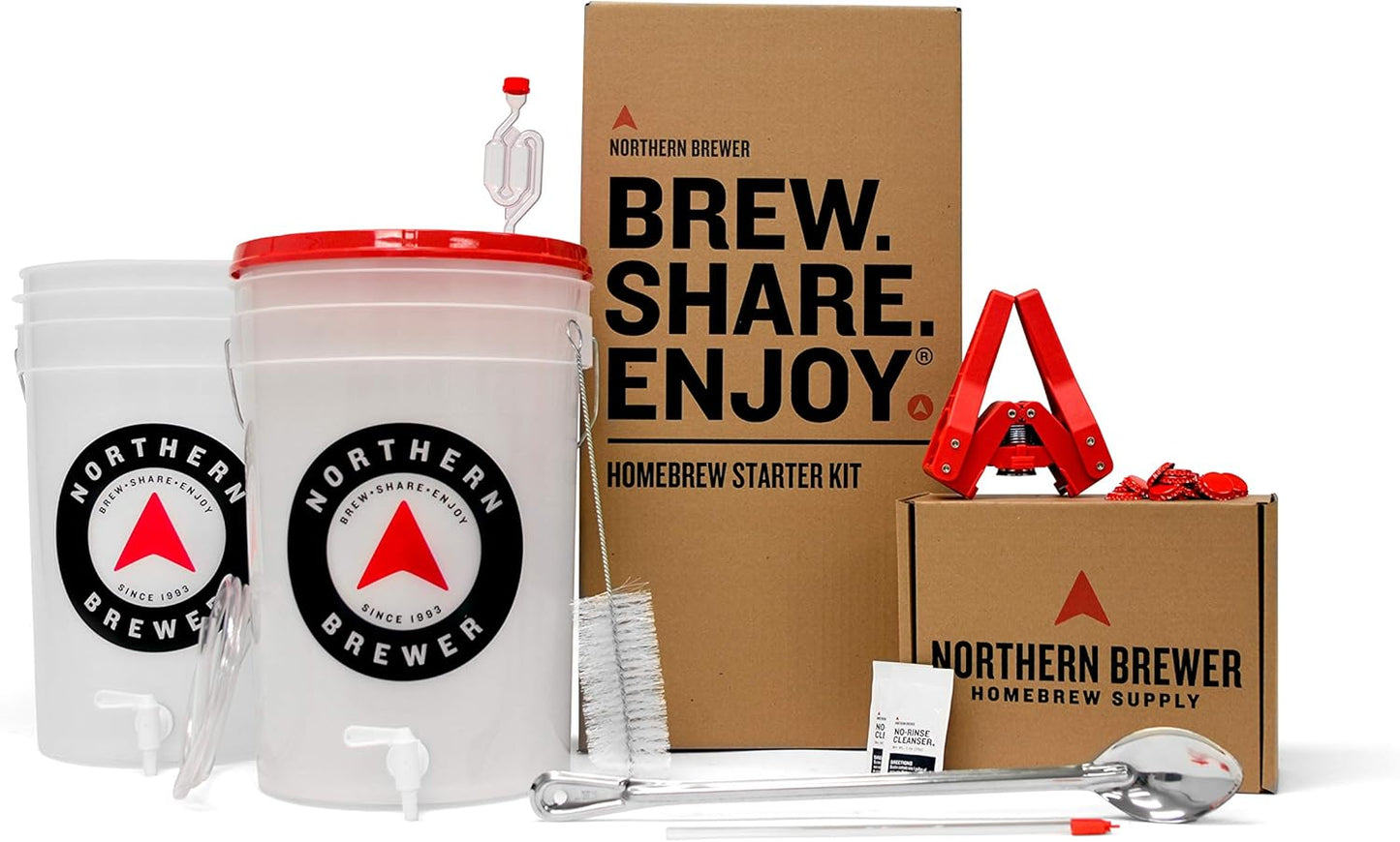 Essential Brew Share Enjoy HomeBrewing Starter Set for Beer