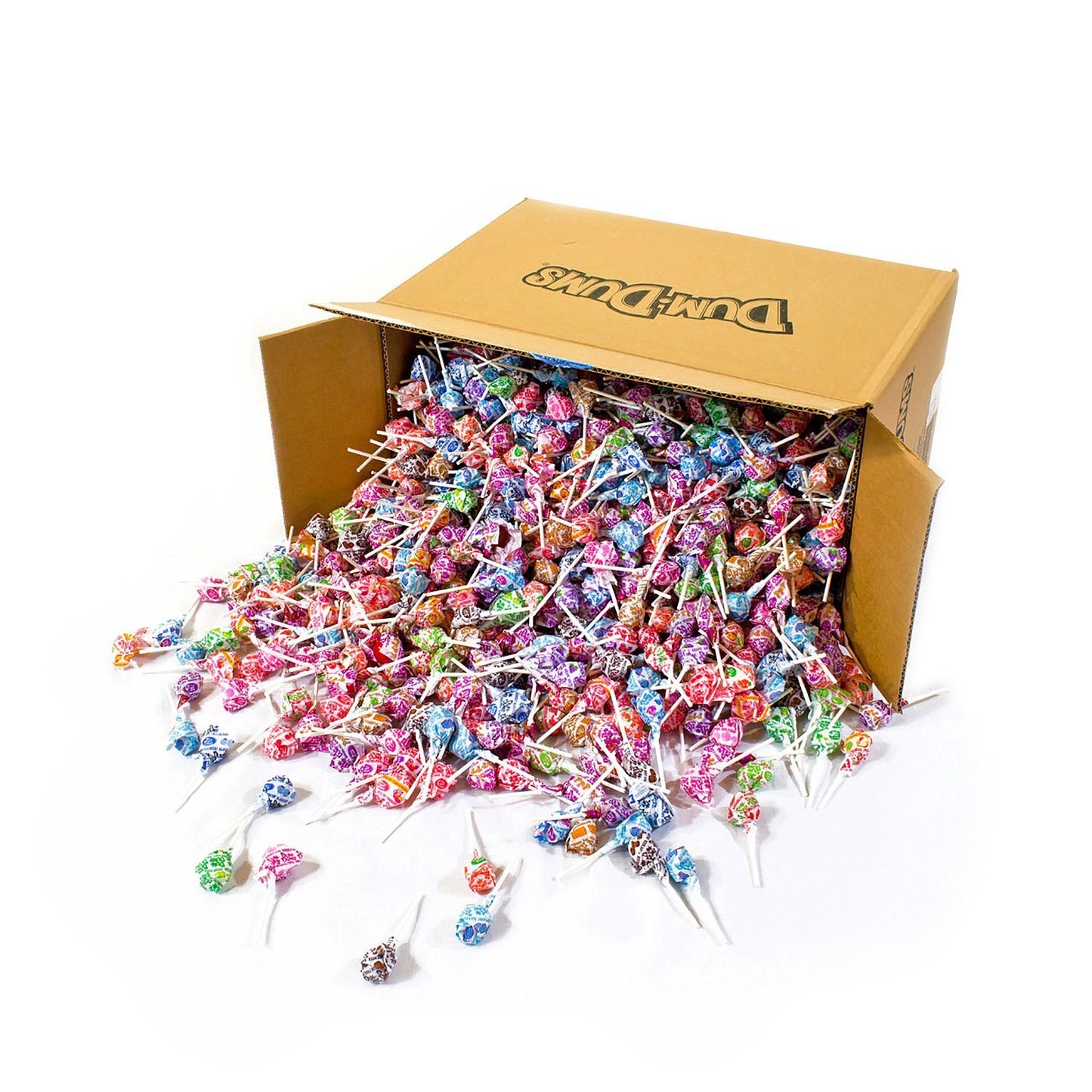 Dum Dum Pops Assorted Flavor Lollipops in Bulk 30 LB Box