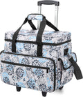 Dandelion Sewing Machine Case with Detachable Wheels - Rolling Tote