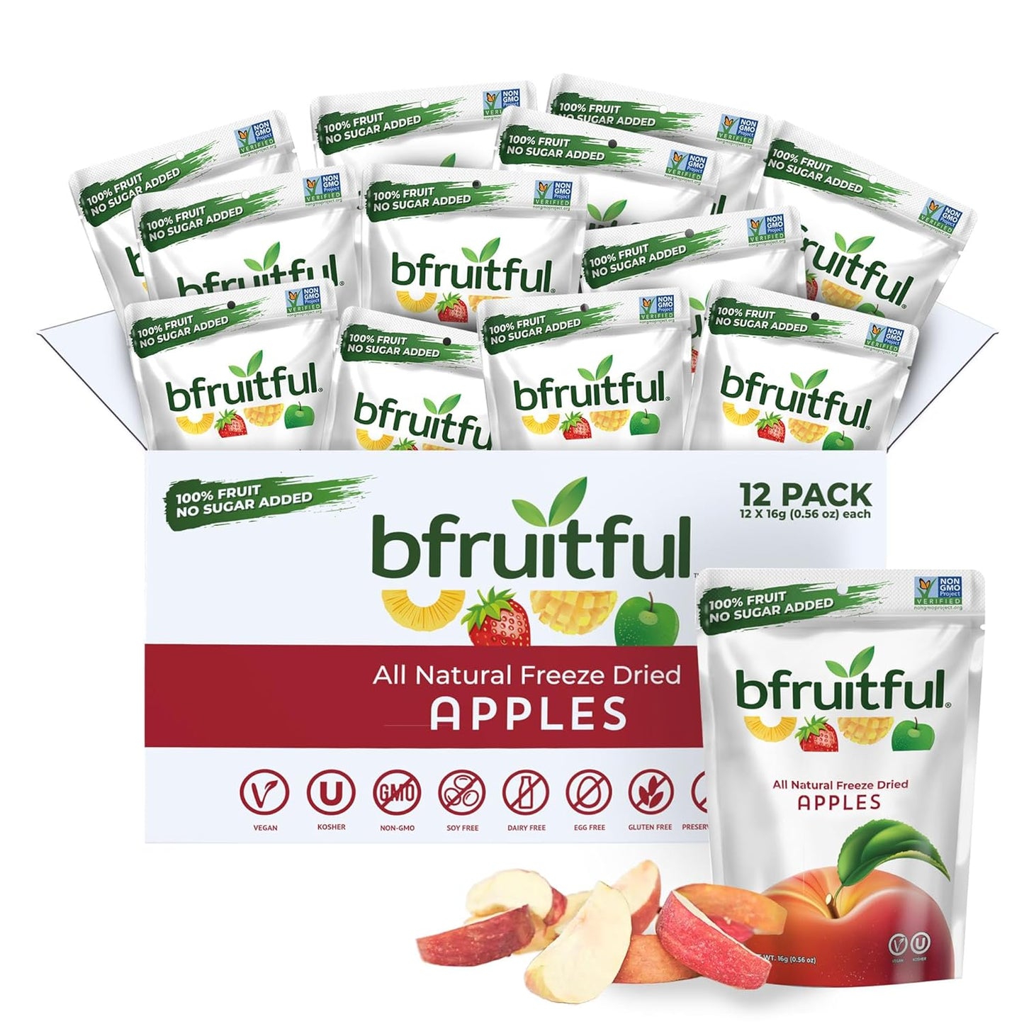 Freeze-Dried Apple Snacks - Healthy, Gluten Free Treats for All