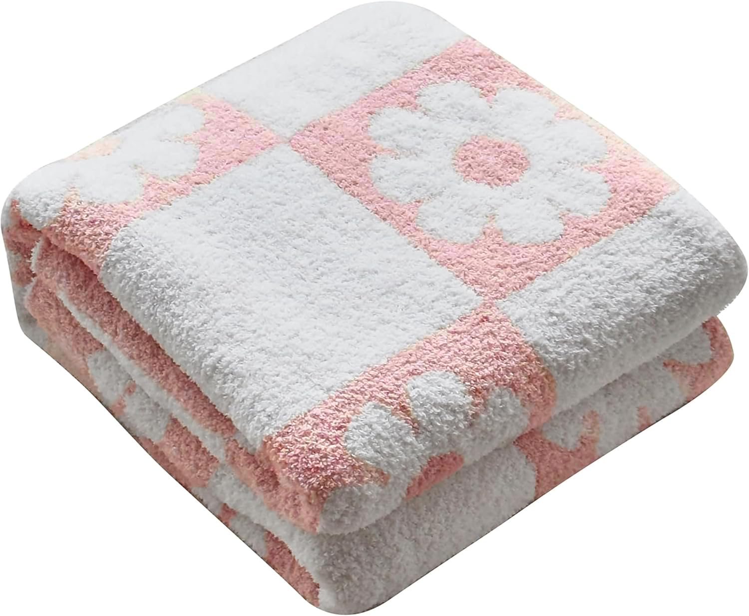 Ultra Soft Cozy Checkered Throw Blanket for Couch and Bed