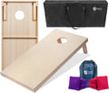 Regulation 4ft x 2ft Solid Wood Cornhole Boards - Portable Set