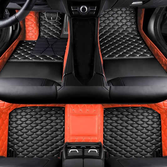Customize All-Weather Protection Luxury Leather Floor Mats for Cars
