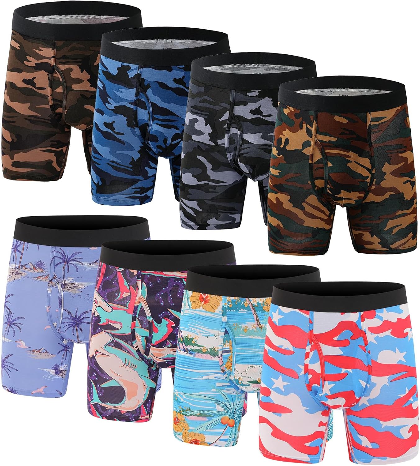 Men's Bamboo Viscose Boxer Briefs for Ultimate Comfort