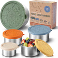 Stainless Steel Containers Set of 5 - Muted Collection Leakproof Lunch
