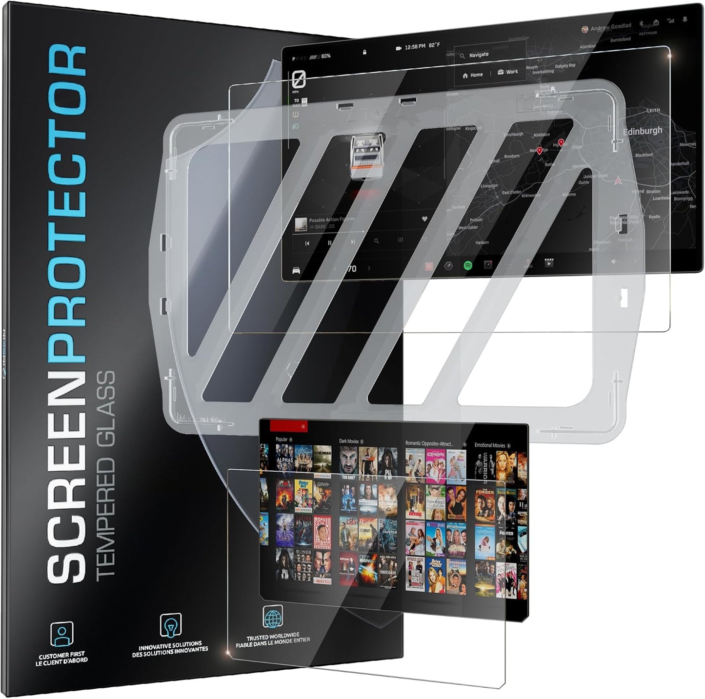 Inskin Tempered Glass for Tesla Cybertruck Screen Protector