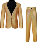 Men's 70s Disco Outfit Rainbow Suit Sequin Jacket (Style JTS3)