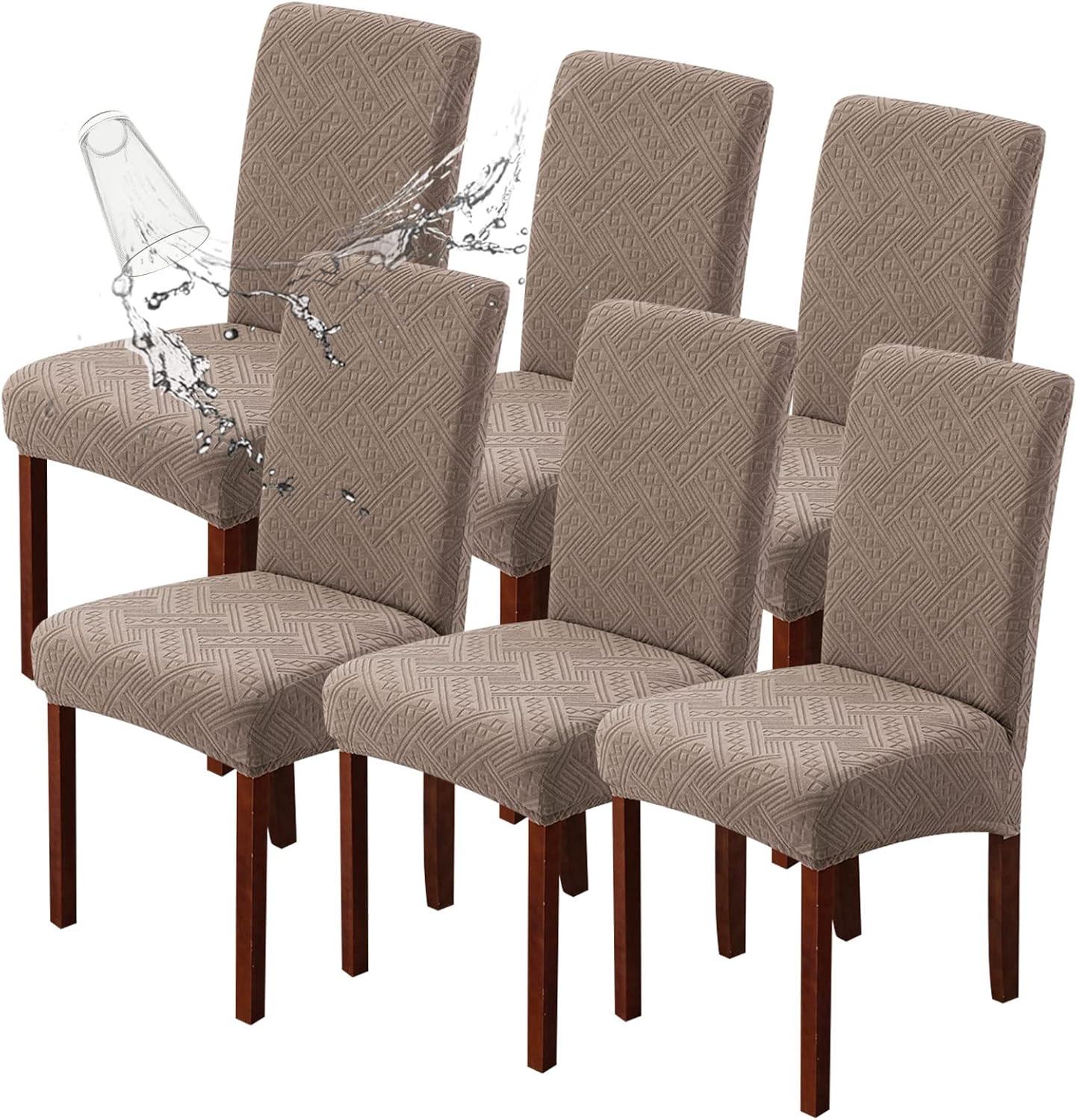 Genina Waterproof Dining Room Chair Covers for Protection and Style