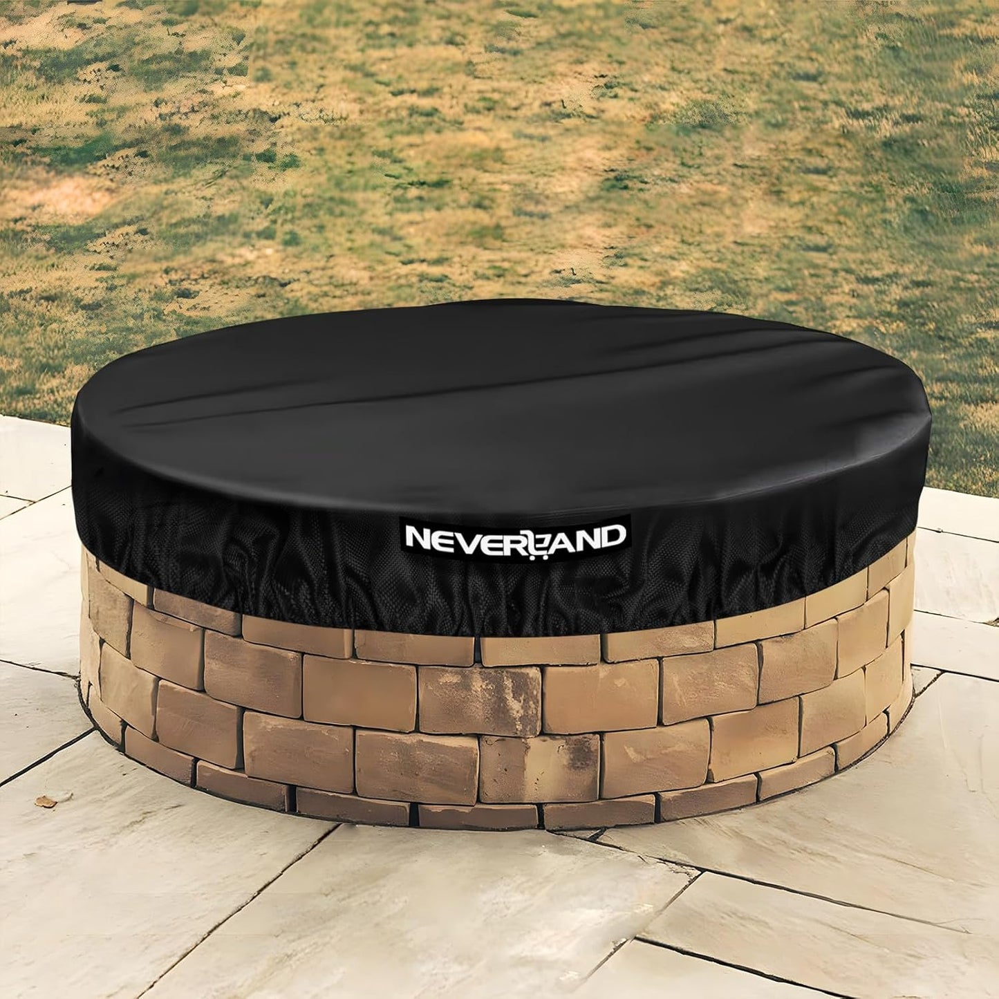 NEVERLAND Round Fire Pit Cover for 46-51 Inch Fire Pits