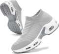 Mesh Sneakers for Women - Non Slip Slip On Sock Sneakers with Air