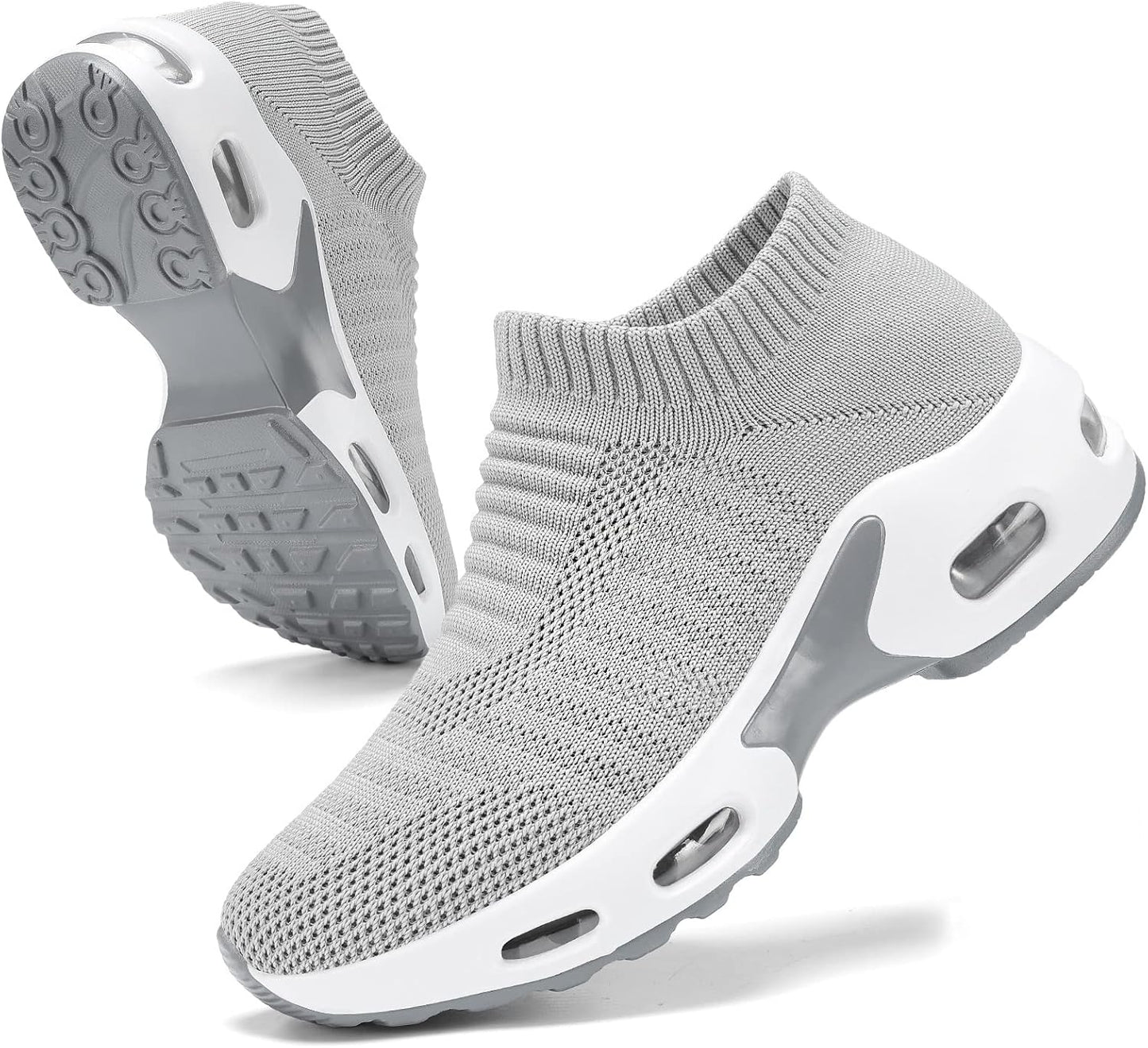 Mesh Sneakers for Women - Lightweight Non Slip Sock Shoes
