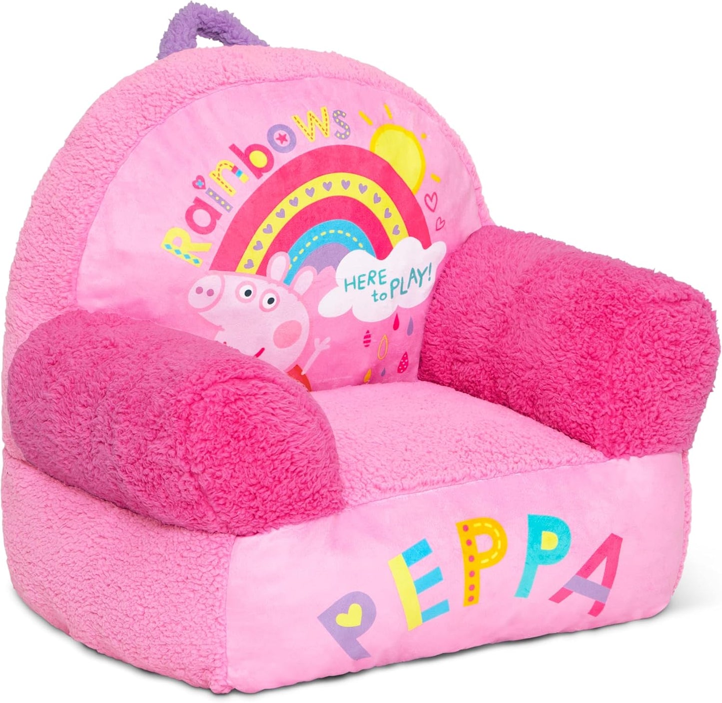 Cozy Peppa Pig Chair for Kids - Perfect for Reading and Relaxing