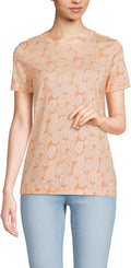 Lands' End Women's Relaxed Supima Cotton Crew Neck (Style GVPK)