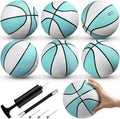 Water Pool Basketball 6 Pack 7 in Balls with Pump - Summer Pool Play