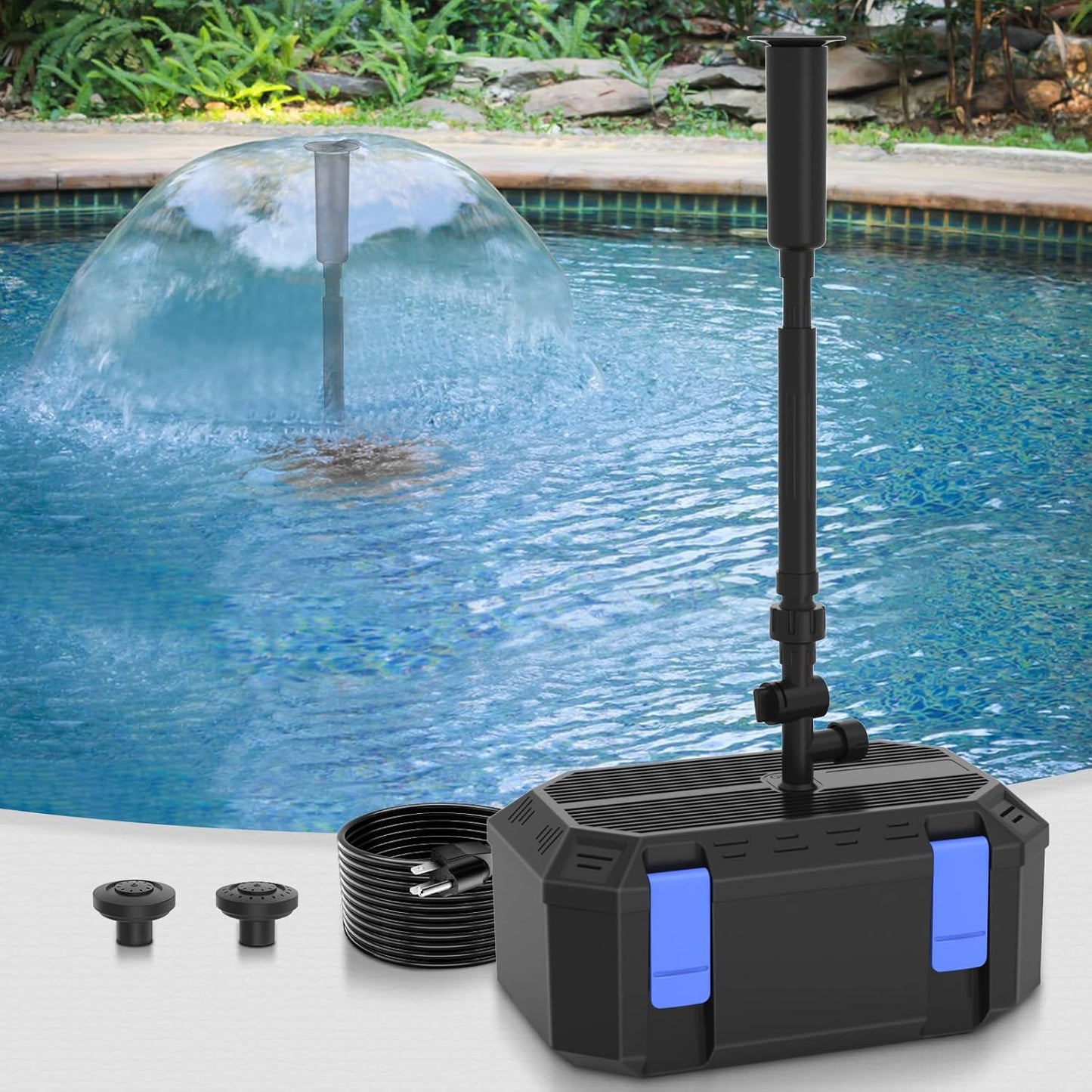 All-in-One Koi Pond Pumps for Outdoor Ponds with Fountain Kit
