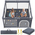 Baby Playpen with Mat 50x50 in - Spacious Toddler Play Yard