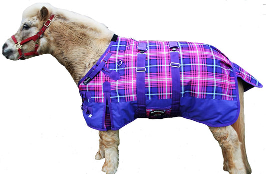 CHALLENGER 1200D Mini Foal Winter Blanket - Cozy Navy