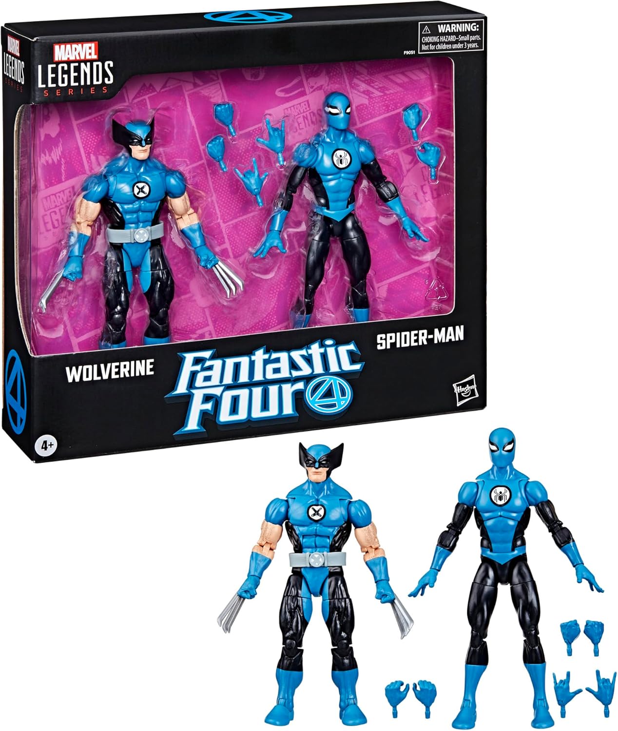 Marvel Legends Wolverine and Spider-Man 6-Inch Action Figure Set