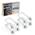 Hot-dip Galvanized Square U Bolt Kit for 2x3 Boat Trailer Axle