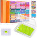 60 PCS Diamond Art Storage Containers - 2-in-1 Trays for Faster