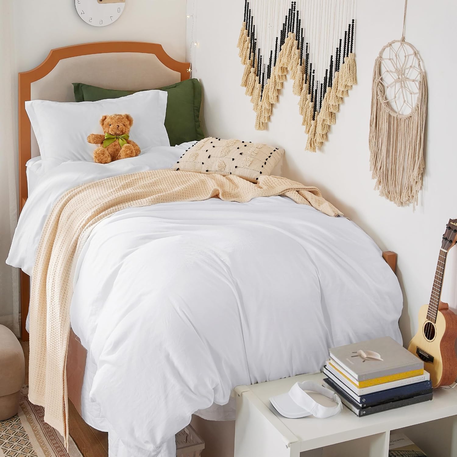 Bedsure Twin Duvet Cover Set - Extra Soft Cotton-Like Bedding