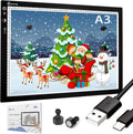 Light Box Drawing Pad A3 - Dimmable, 3 Temps, USB-C Rechargeable