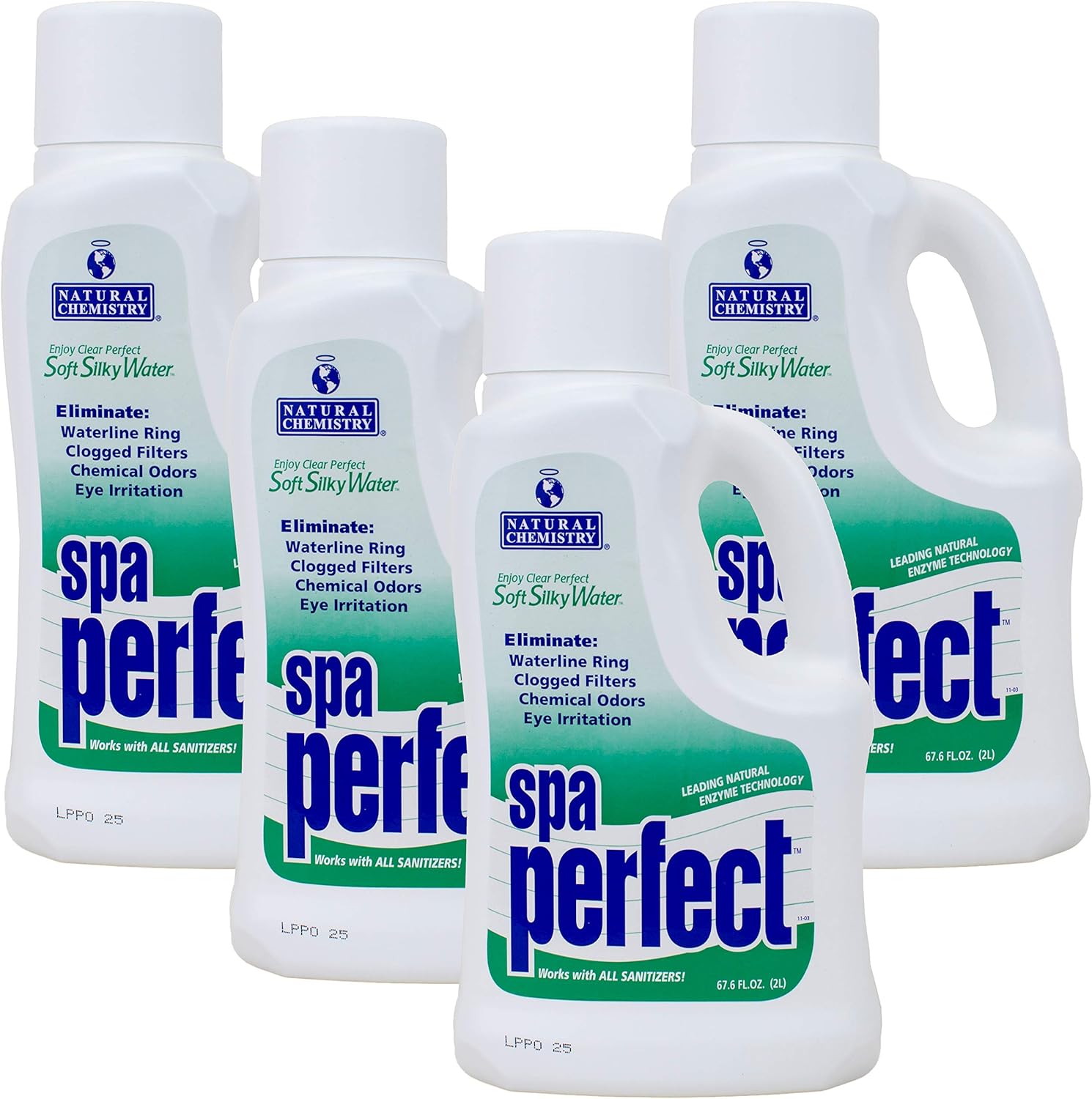 Natural Chemistry Spa Perfect Water Cleaner - 2 Liter 4 Pack