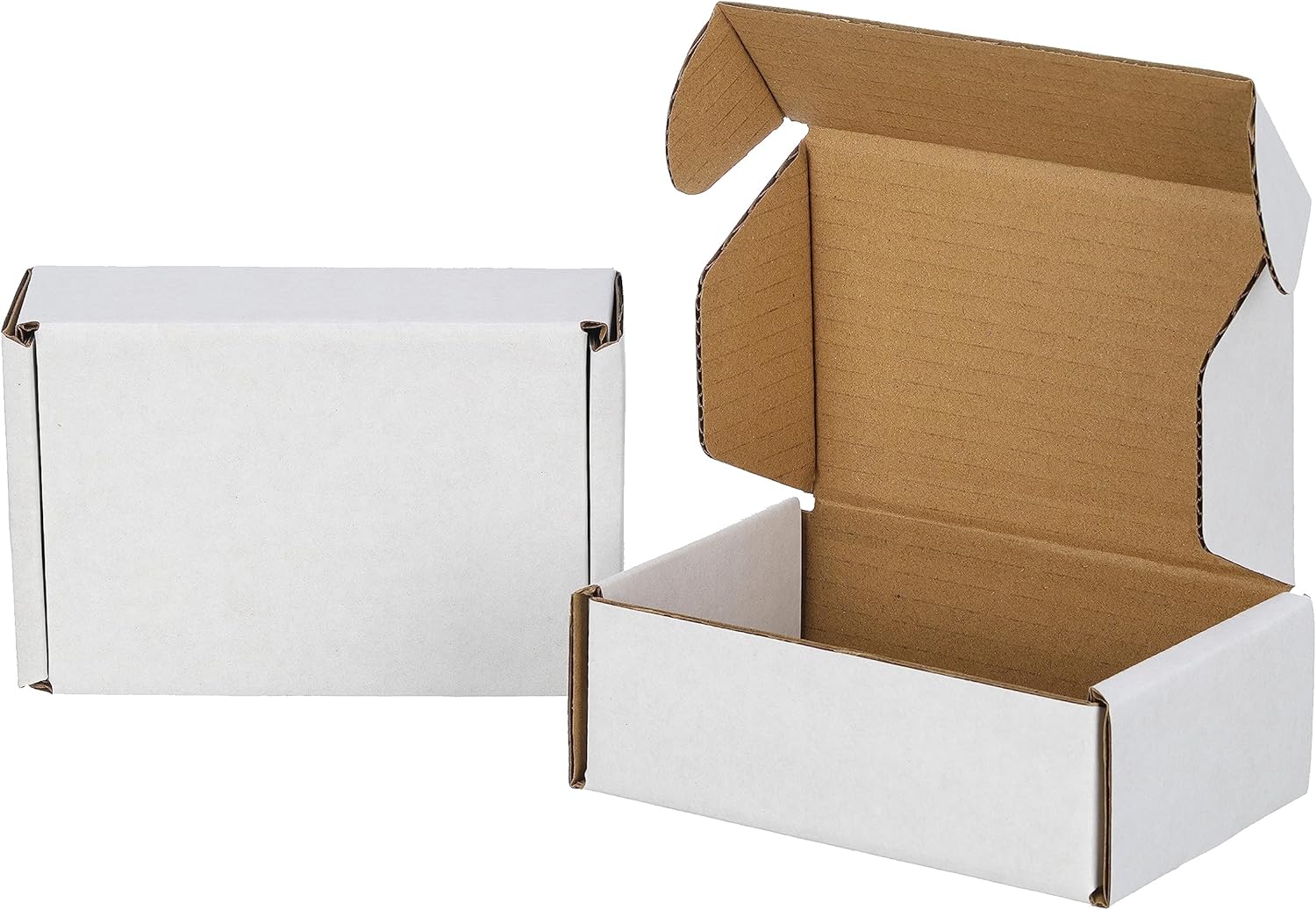 100 Pack Small Shipping Boxes 6x4x2 inches for Mailing Needs