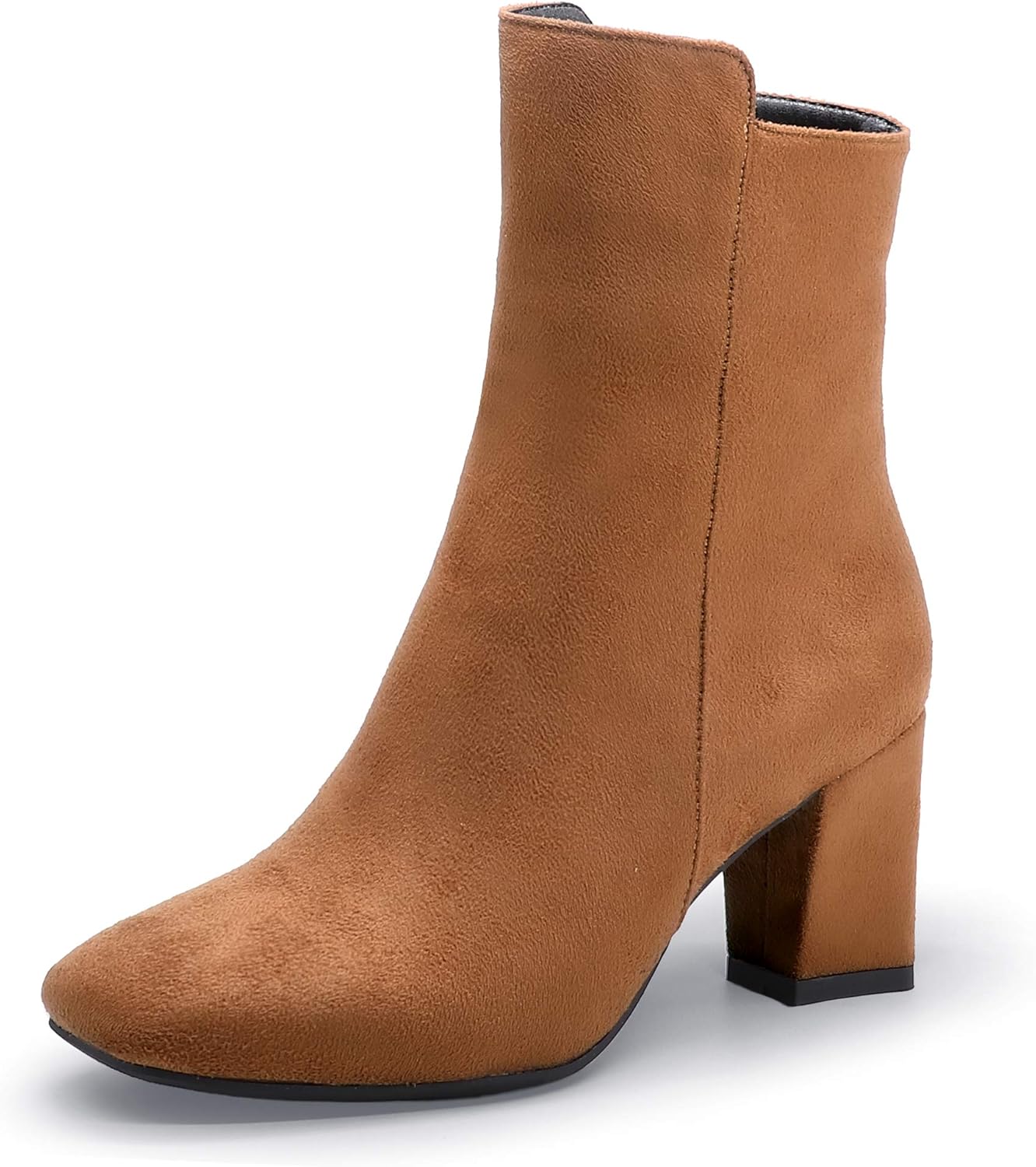 IDIFU Women's Ada Fashion Square Toe Ankle Boots for Style