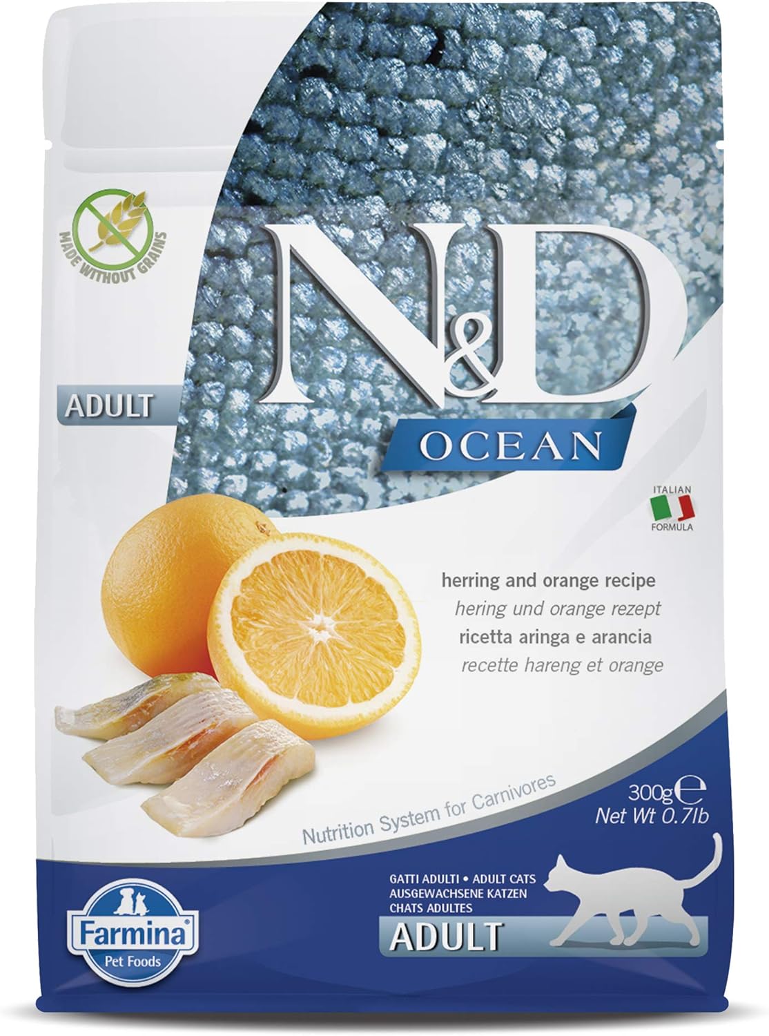 Farmina Natural And Delicious Wild Herring Grain-Free Cat Food