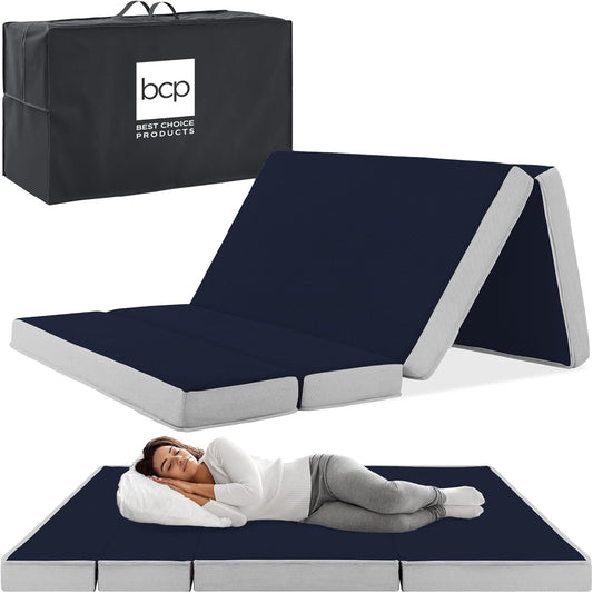 Portable Full-Size Mattress for Camping and Guest Use
