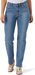 Wrangler Women's High Rise True Straight Fit Jean - Flattering