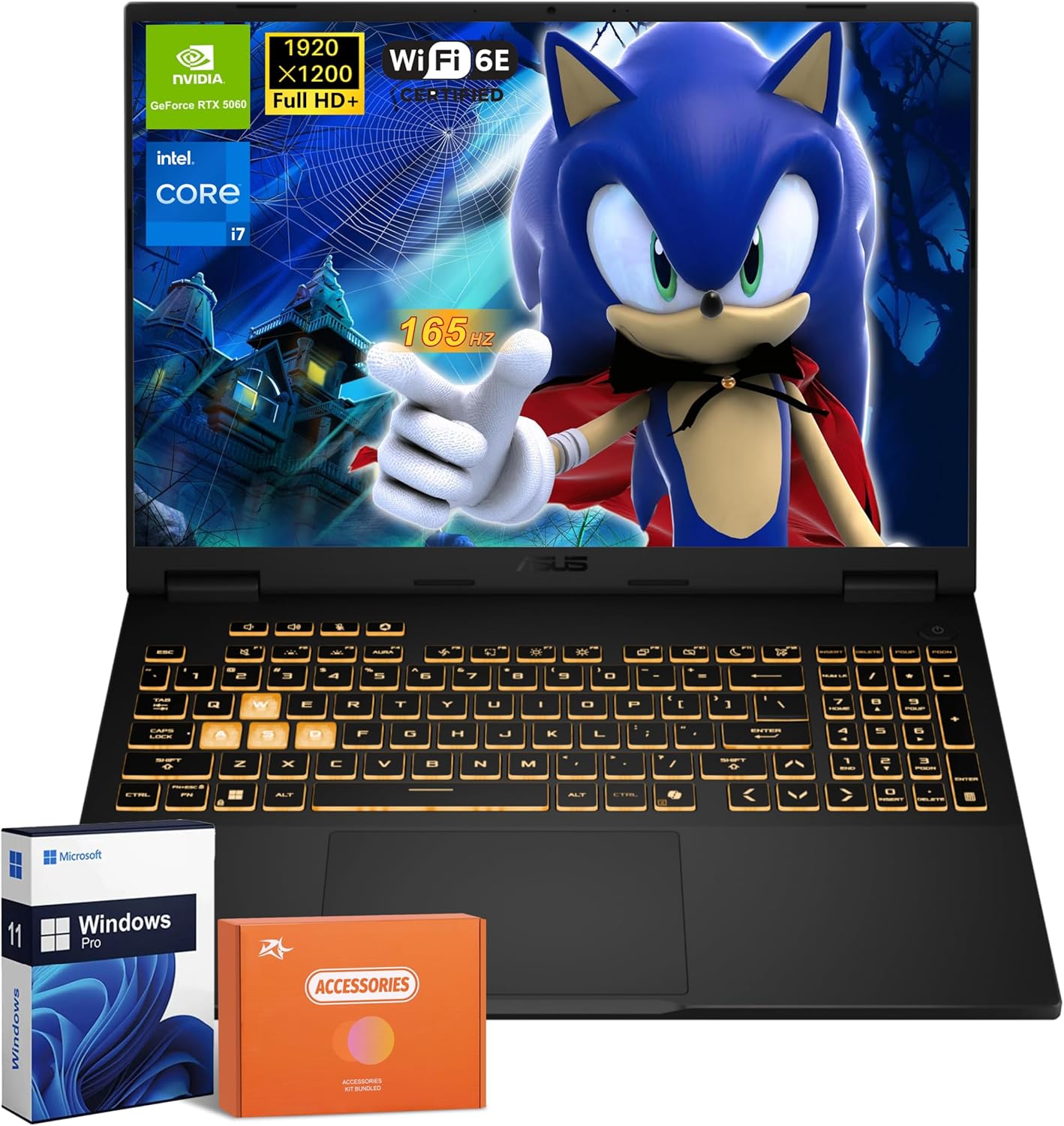 ASUS TUF F16 Gaming Laptop with Intel i7 and RTX 5060 GPU