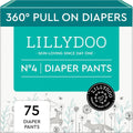 LILLYDOO Diaper Pants Toddlers Size 4 - Soft, Snug Protection