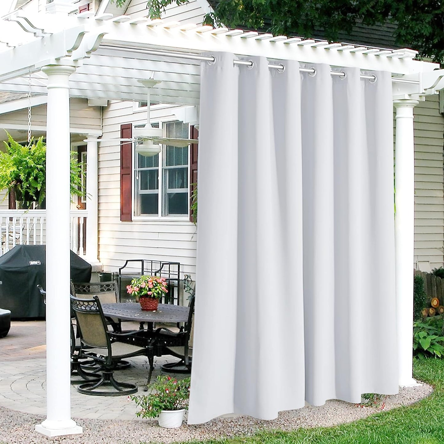 RYB HOME Outdoor Curtain for Patio Shades and Privacy Needs
