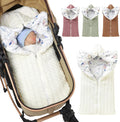 Colorful Newborn Baby Swaddle Blanket Wrap - Thick Knit Warm Swaddle