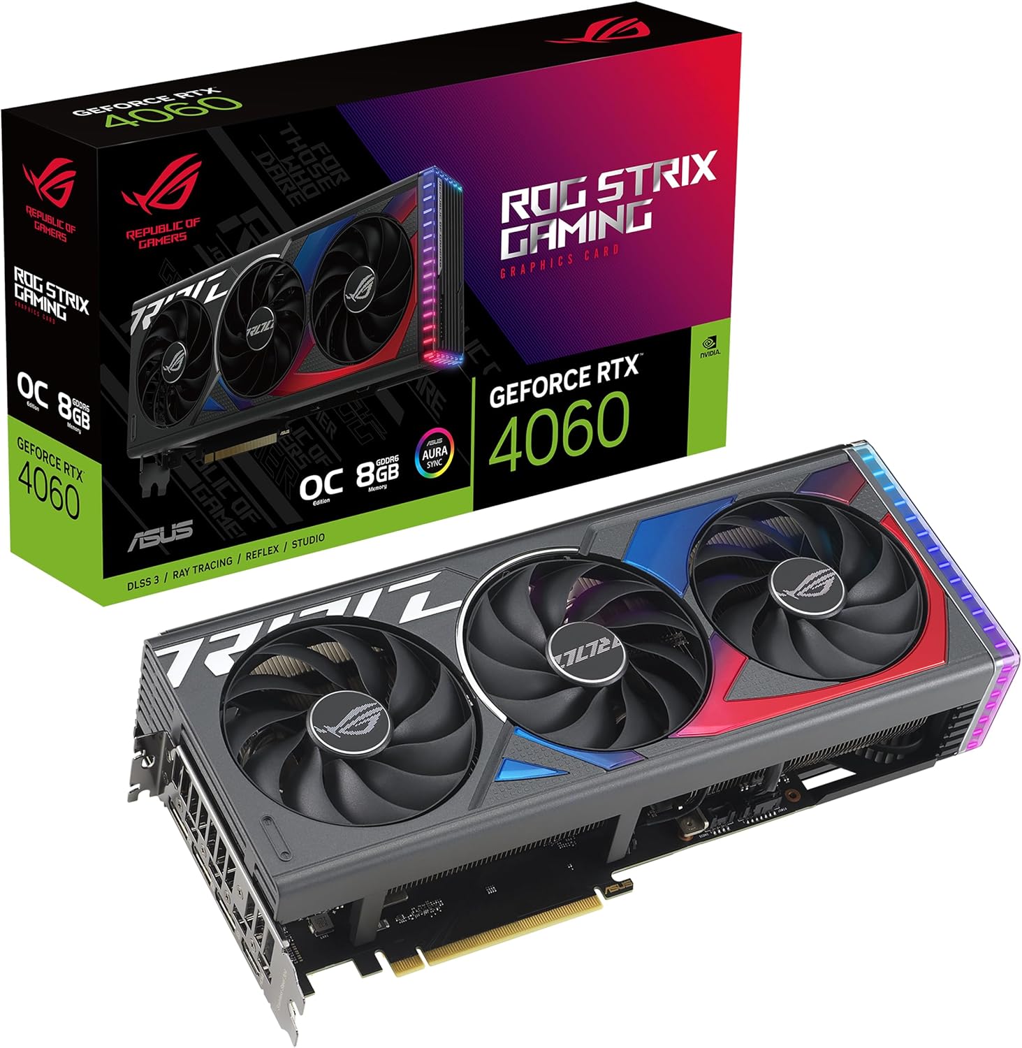 ASUS ROG Strix GeForce RTX 4060 8GB OC Edition Graphics Card