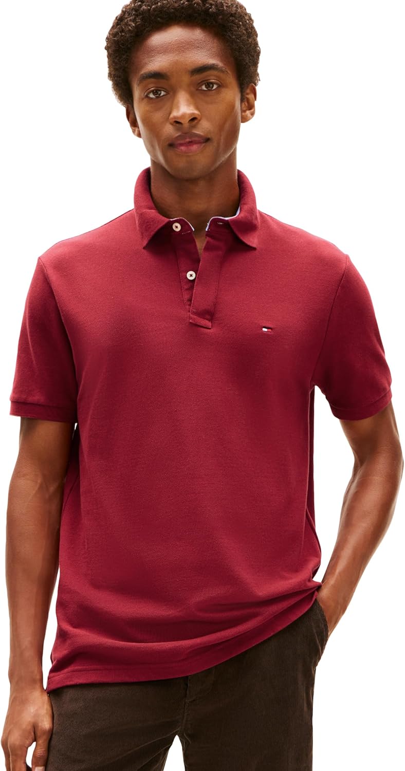 Tommy Hilfiger Men's Short Sleeve Cotton Pique Polo Shirt Review