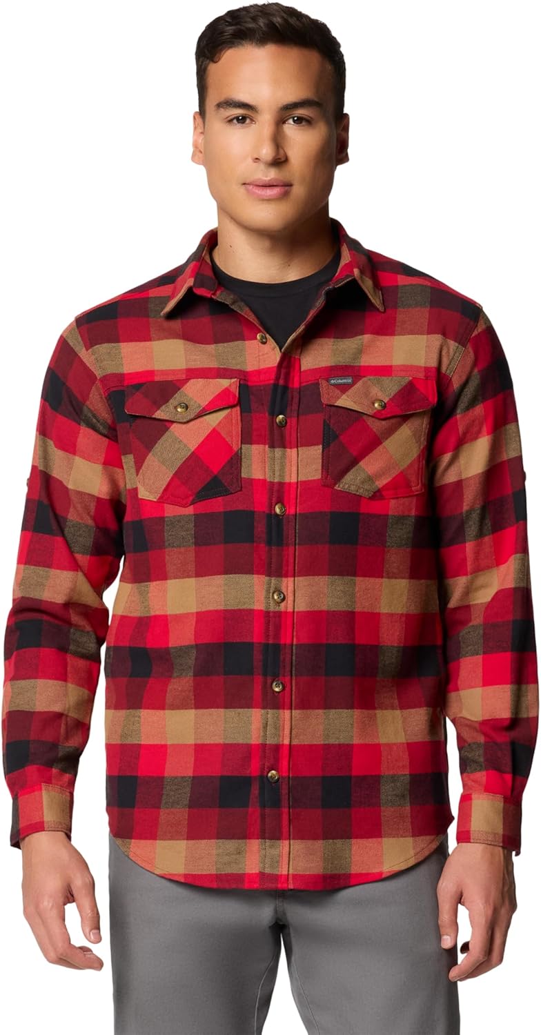 Columbia Men's Bearmouth Springs Flannel Shirt for Comfort
