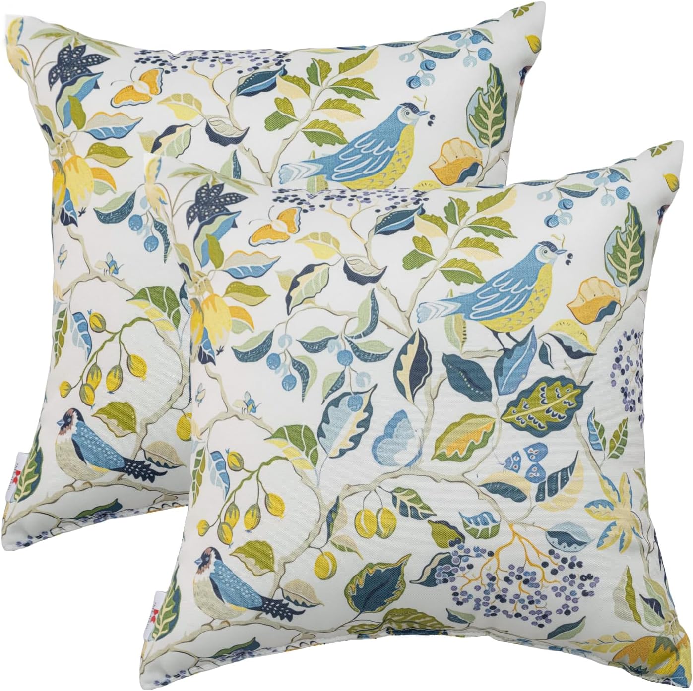 Outdoor Indoor Throw Pillows Waterproof Decorative 18x18 Pack of 2