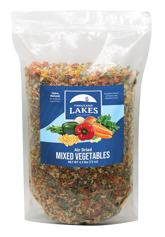 Thousand Lakes Dried Mixed Vegetables Select Soup Blend - 4.5 lbs
