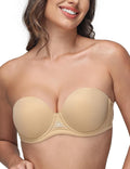 Wingslove Women's Strapless Full Figure Multiway Contour Bra