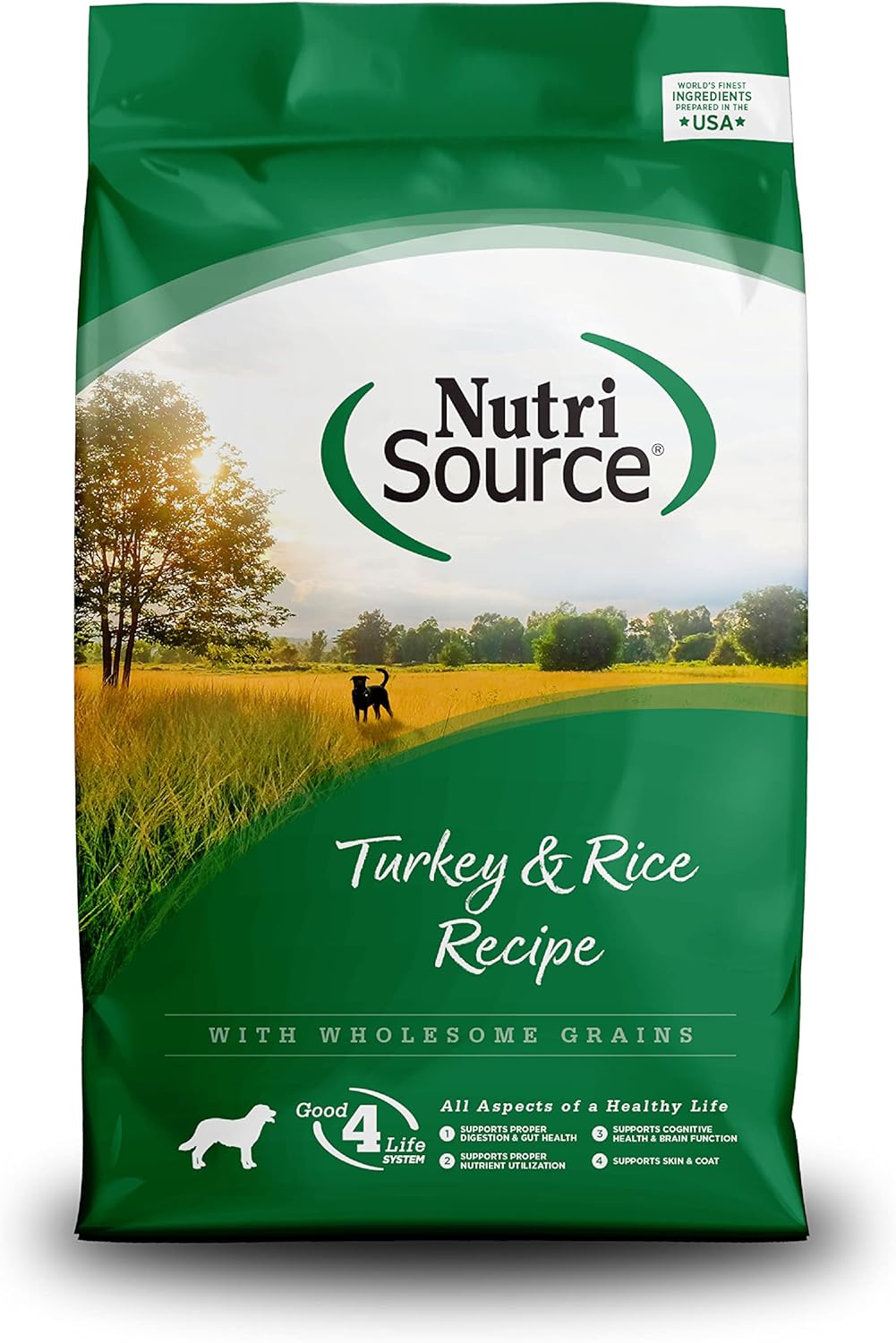 NutriSource Turkey and Rice Dry Dog Food for All Lifestages