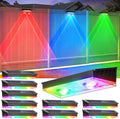 Solar Fence Lights Outdoor for Deck, Wall, and Patio Decor