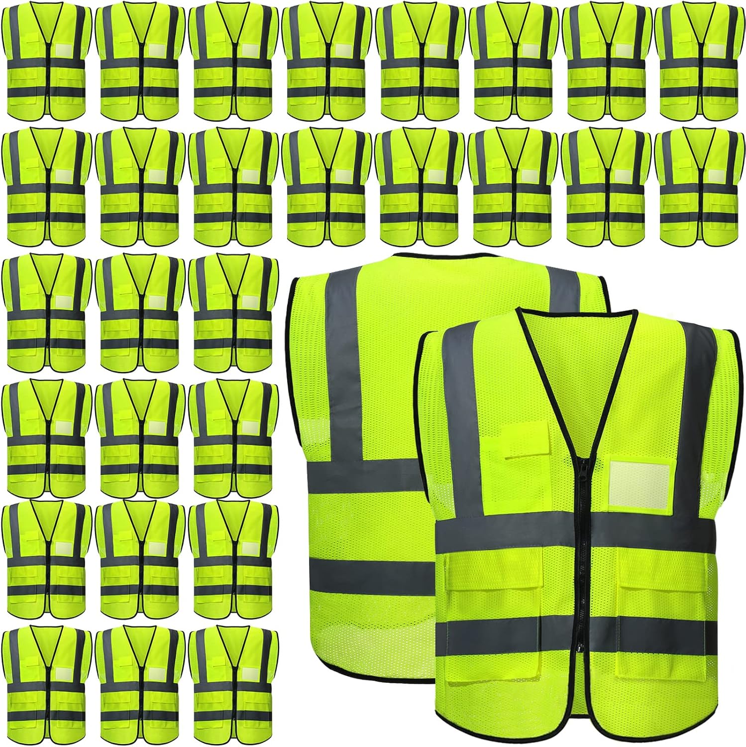 High Visibility Reflective Safety Vests for Men and Women