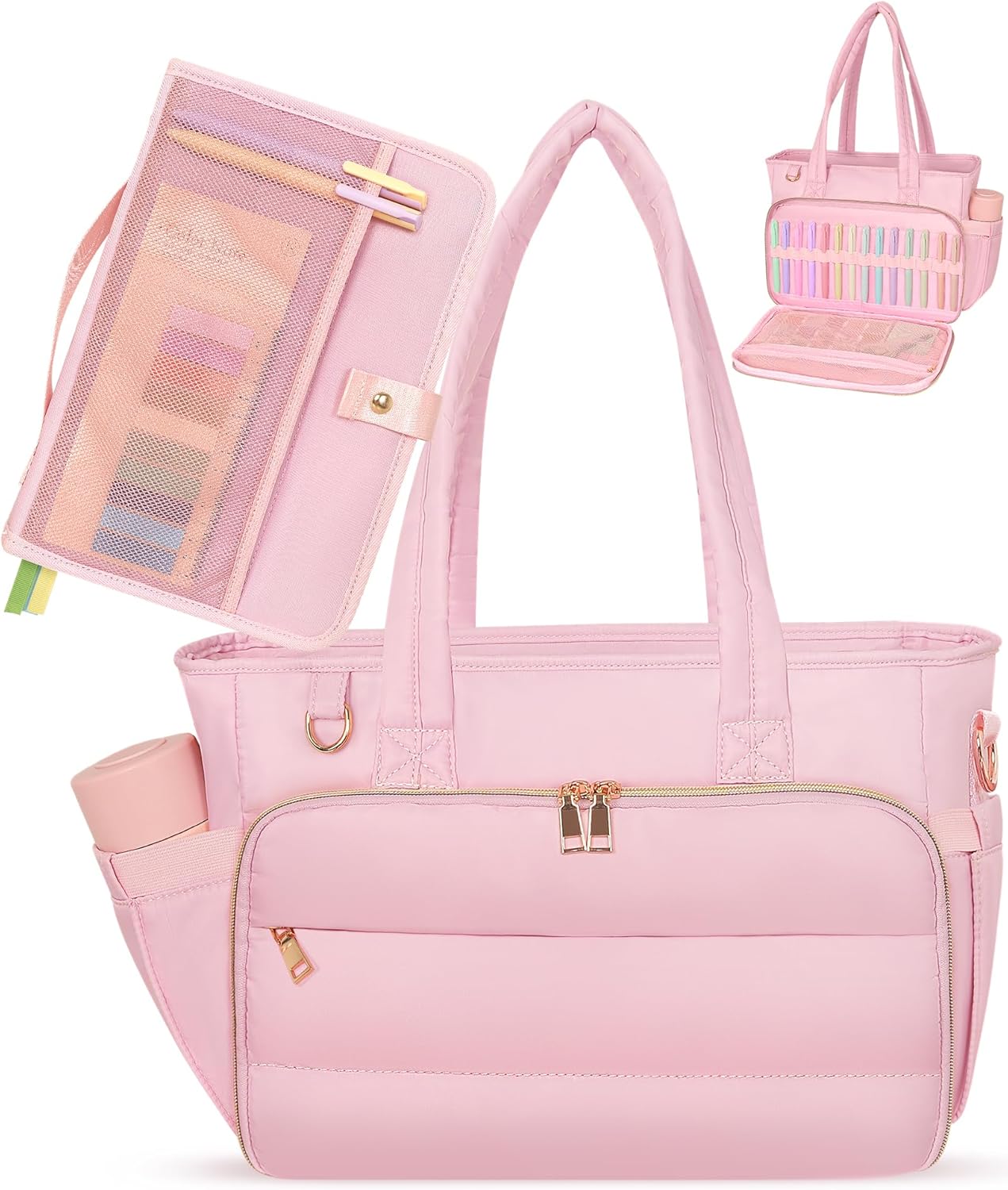Large Bible Bag with Cover Case for Women, Stylish Tote