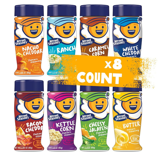 8-Pack: Kernel Season's Popcorn Seasoning Variety!