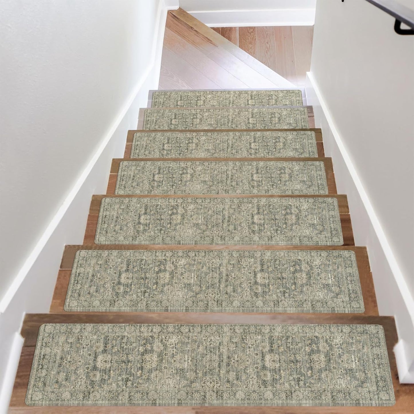 Non Slip Stair Treads for Wooden Steps - 15PCS Brown Mats